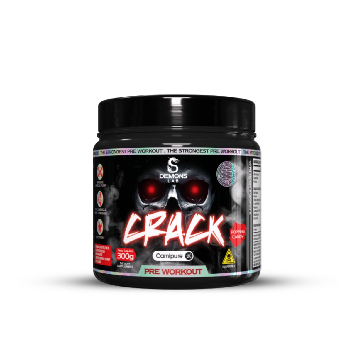 Crack (300g) Pré-treino - Demons Lab - Demons Lab