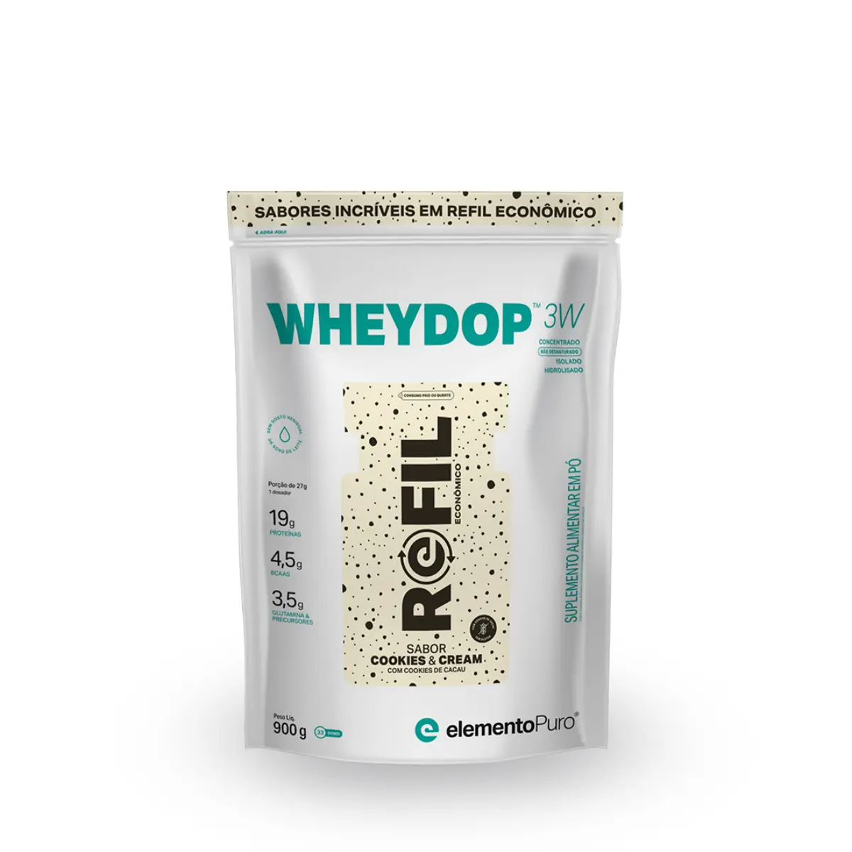 Whey Dop 3w | Refil | Elemento Puro