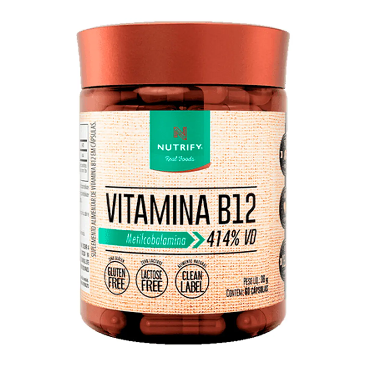 Vitamina B12 (120 Caps) | Nutrify
