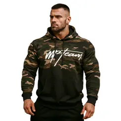 Moleton Canguru Masculino | Camuflado Verde/preto | MPTEAM