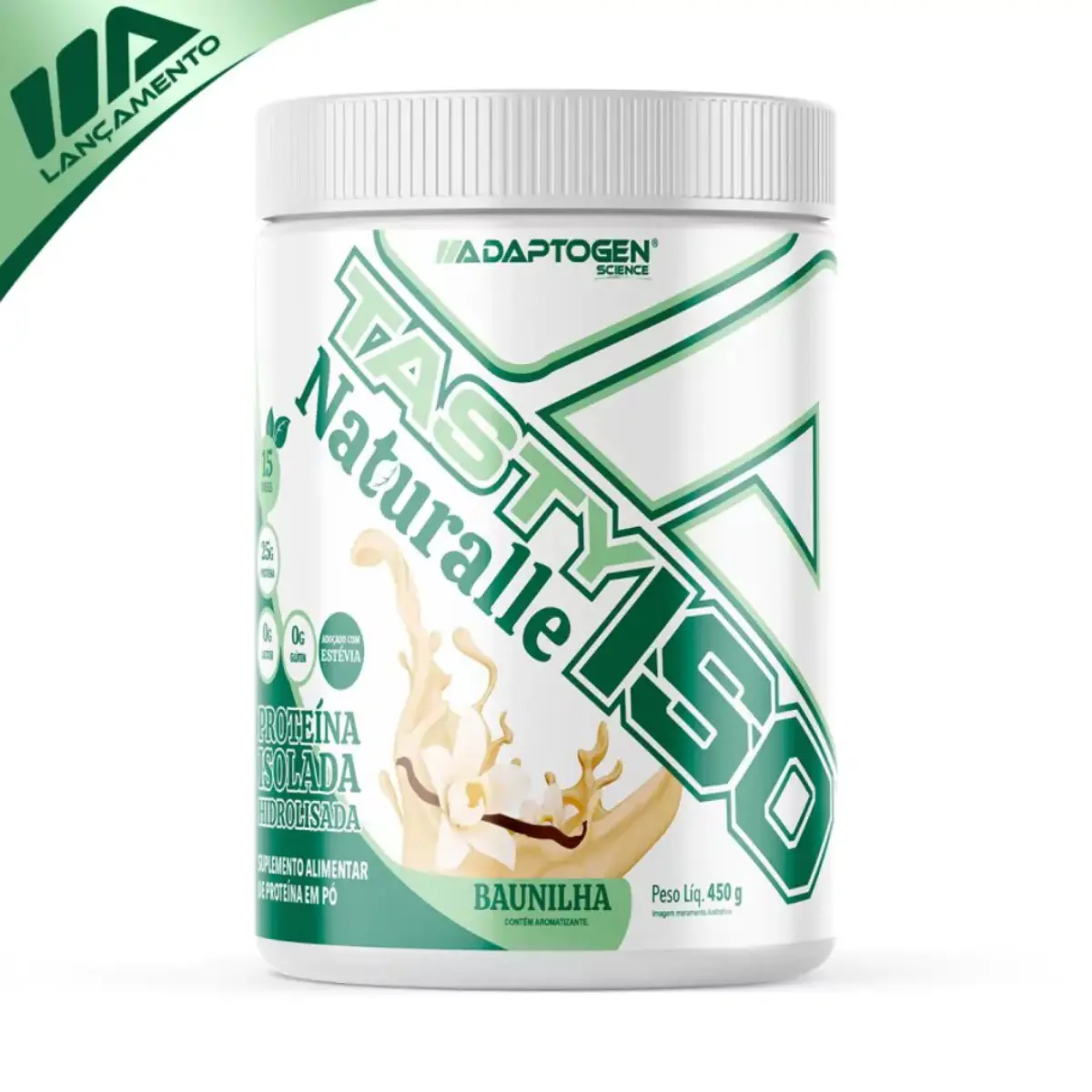 Tasty Iso Naturalle (450g) | Whey Isolado | Adaptogen