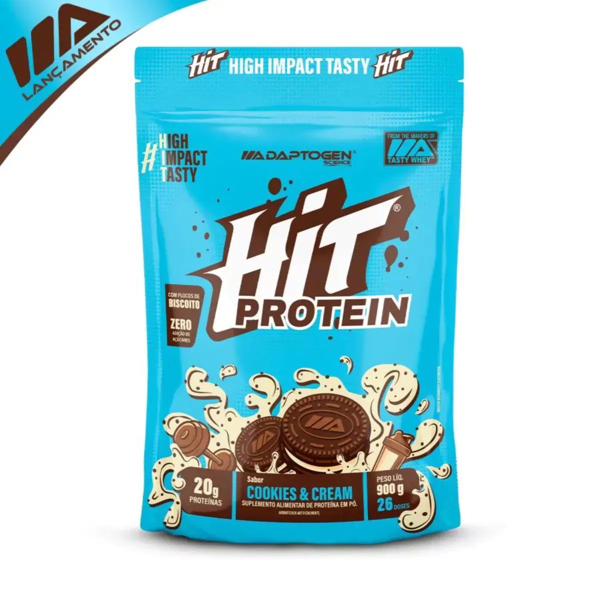 Hit Protein | Whey Concentrado | 900g | Adaptogen - Adaptogen Science