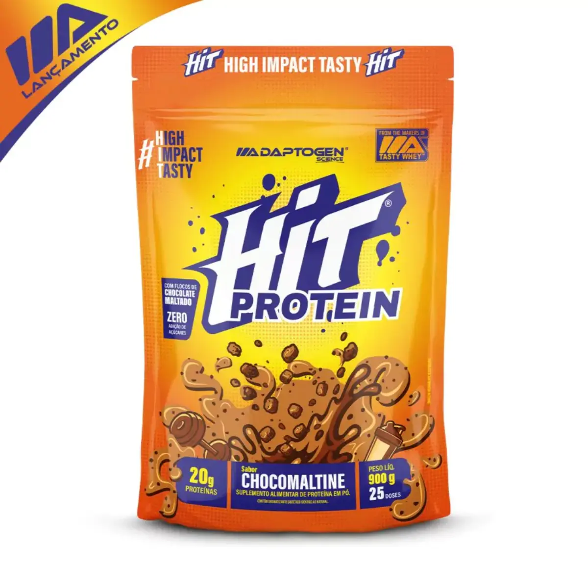 Hit Protein | Whey Concentrado | 900g | Adaptogen