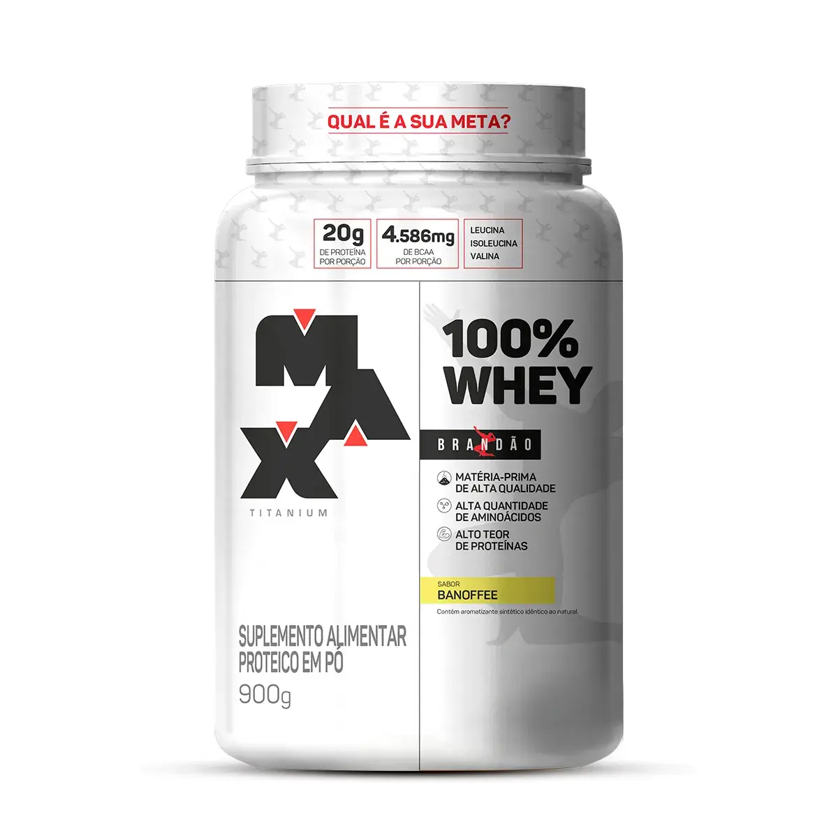 100% Whey Rafael Brandão | (900g) Max Titanium