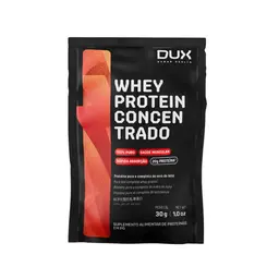 Whey Protein Concentrado Sachê | (30g) | Morango | Dux Human Health