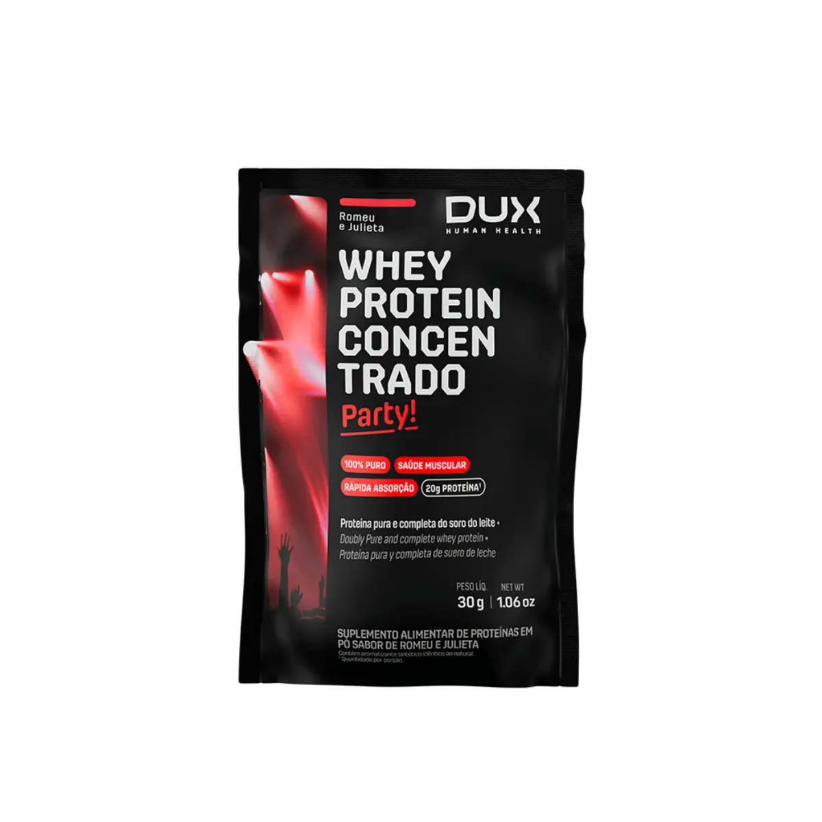 Whey Concentrado Dux Party | Sachê (30g)