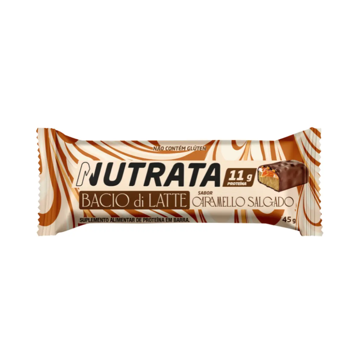 Barra de Proteína | Caramelo Salgado (45g) | Nutrata
