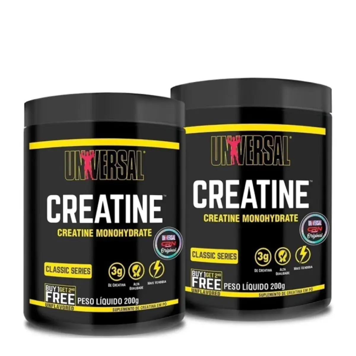Creatina Monohydrate | (200g+200g) Universal
