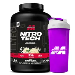 Nitro Tech Ultra Pure (900g) + Coqueteleira Muscletech