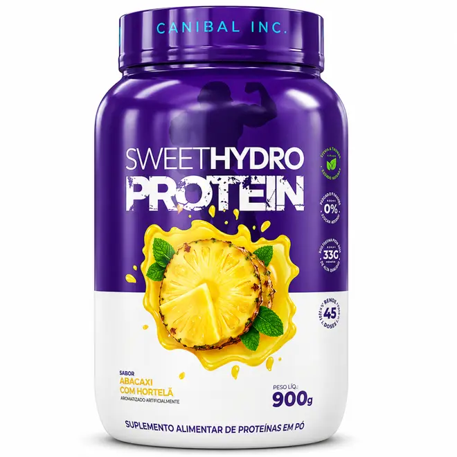SWEET HYDRO CANIBAL 900G ABACAXI COM HORTELÃ