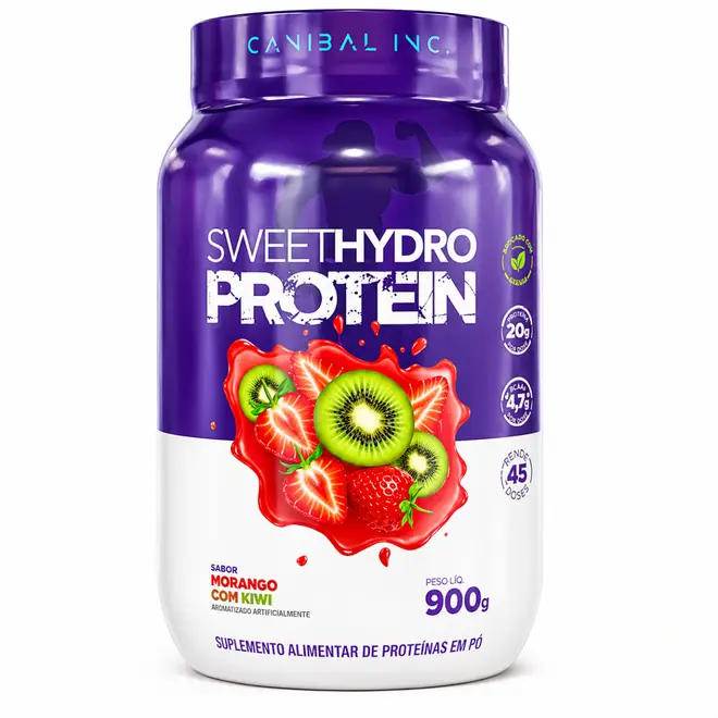 SWEET HYDRO CANIBAL 900G MORANGO COM KIWI