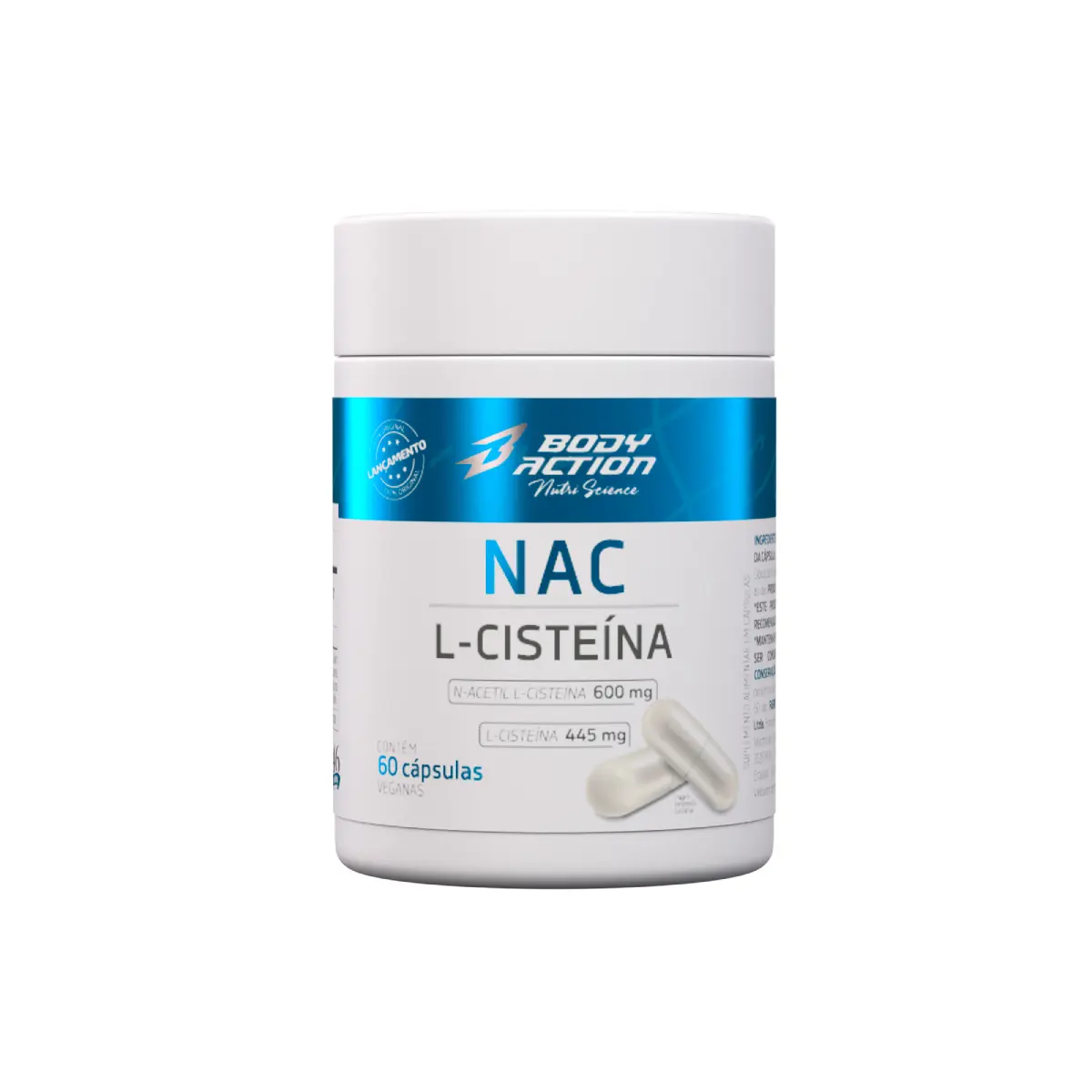Nac (L-cisteina) (60 Caps) | BodyAction