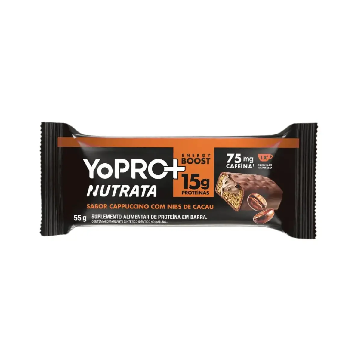Barra de Proteína Yopro (55g) | Cappuccino | Nutrata