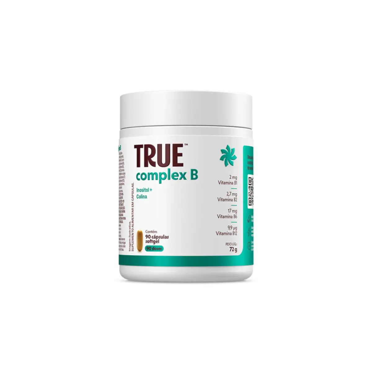 Vitaminas e Minerais True Complex B 90 Capsulas - True Source