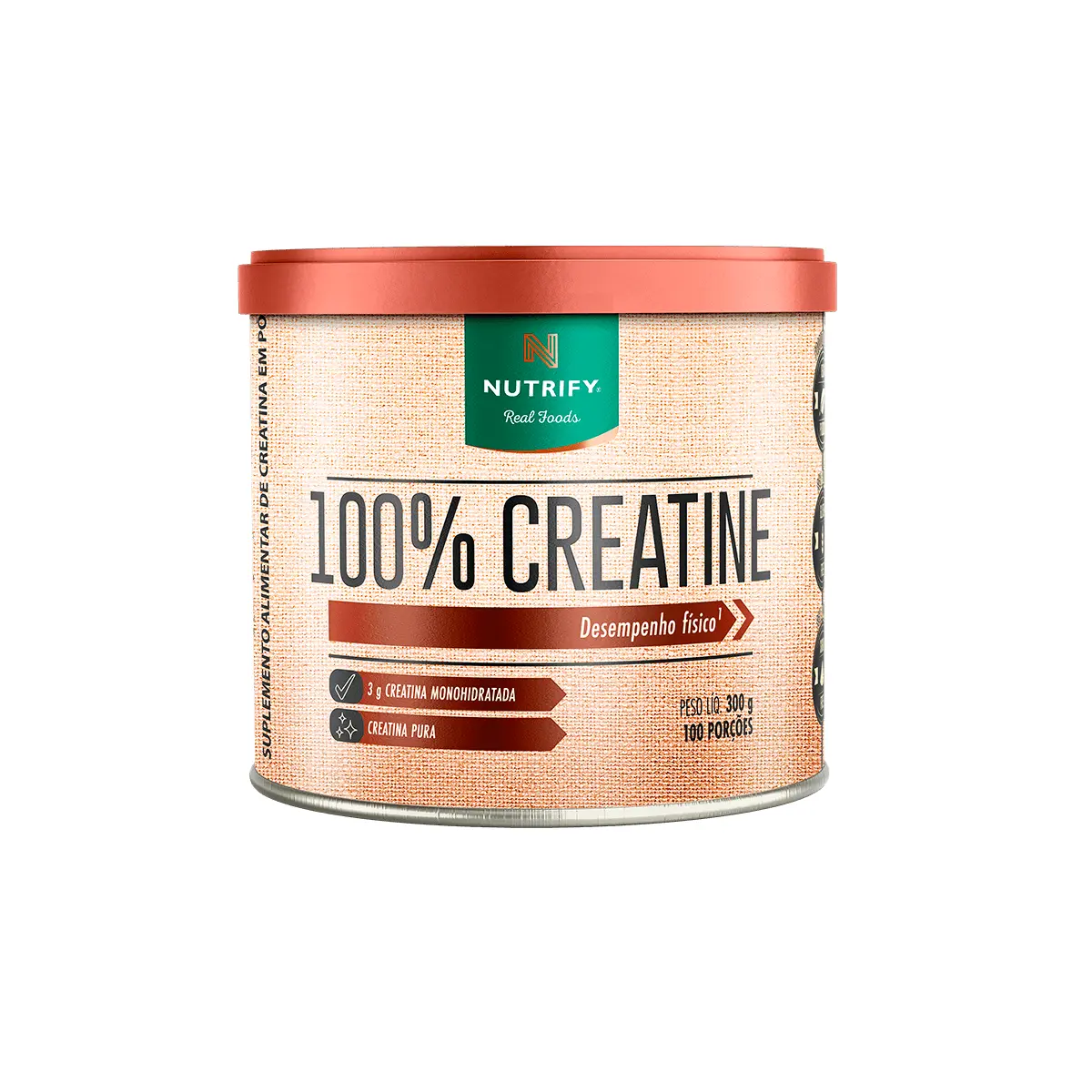 Nt 100% Creatine 300g Lata