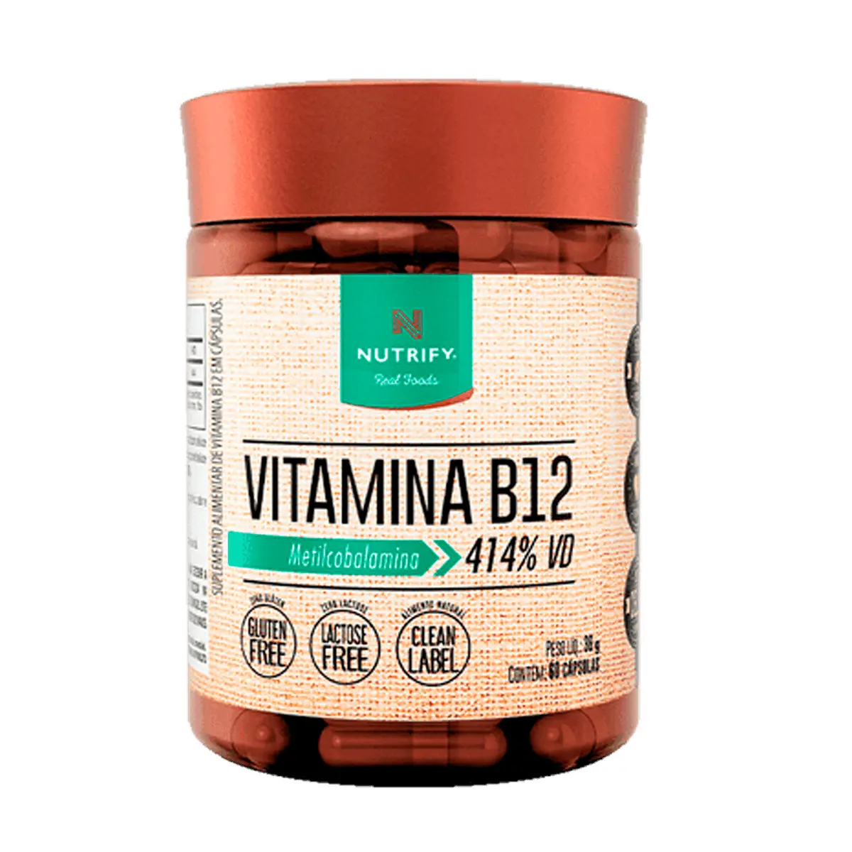Vitamina B12 (60 Caps) | Nutrify