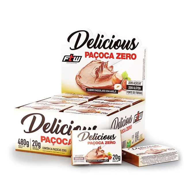 Delicious Pc Zero Wheyzinho Cx 24 Unid- Ftw - FTW
