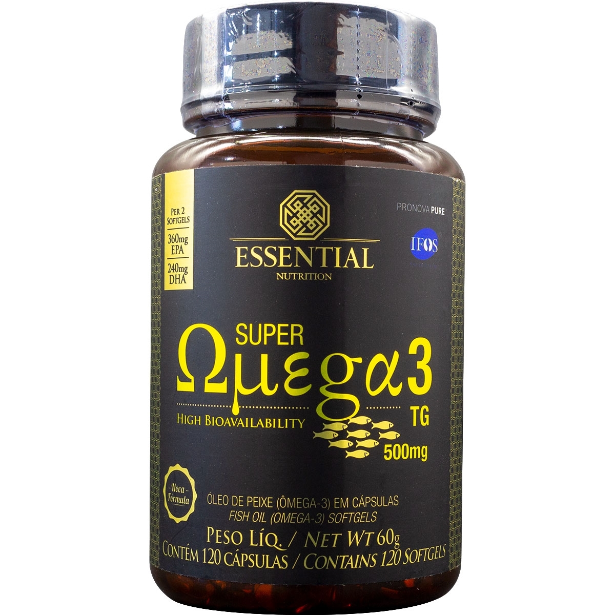 Super Omega 3 Tg 500mg 120 Caps Essential Nutrition