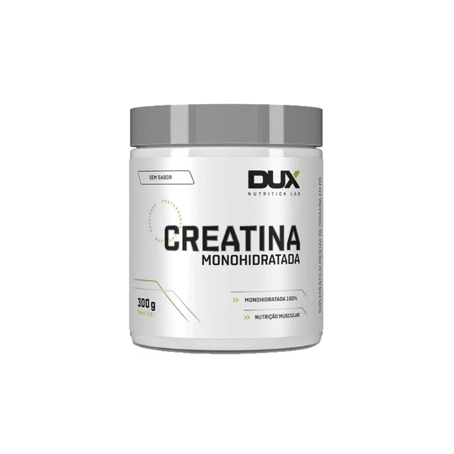 Creatina Monohidratada Pote Branco 300g Dux Dux Nutrition Lab